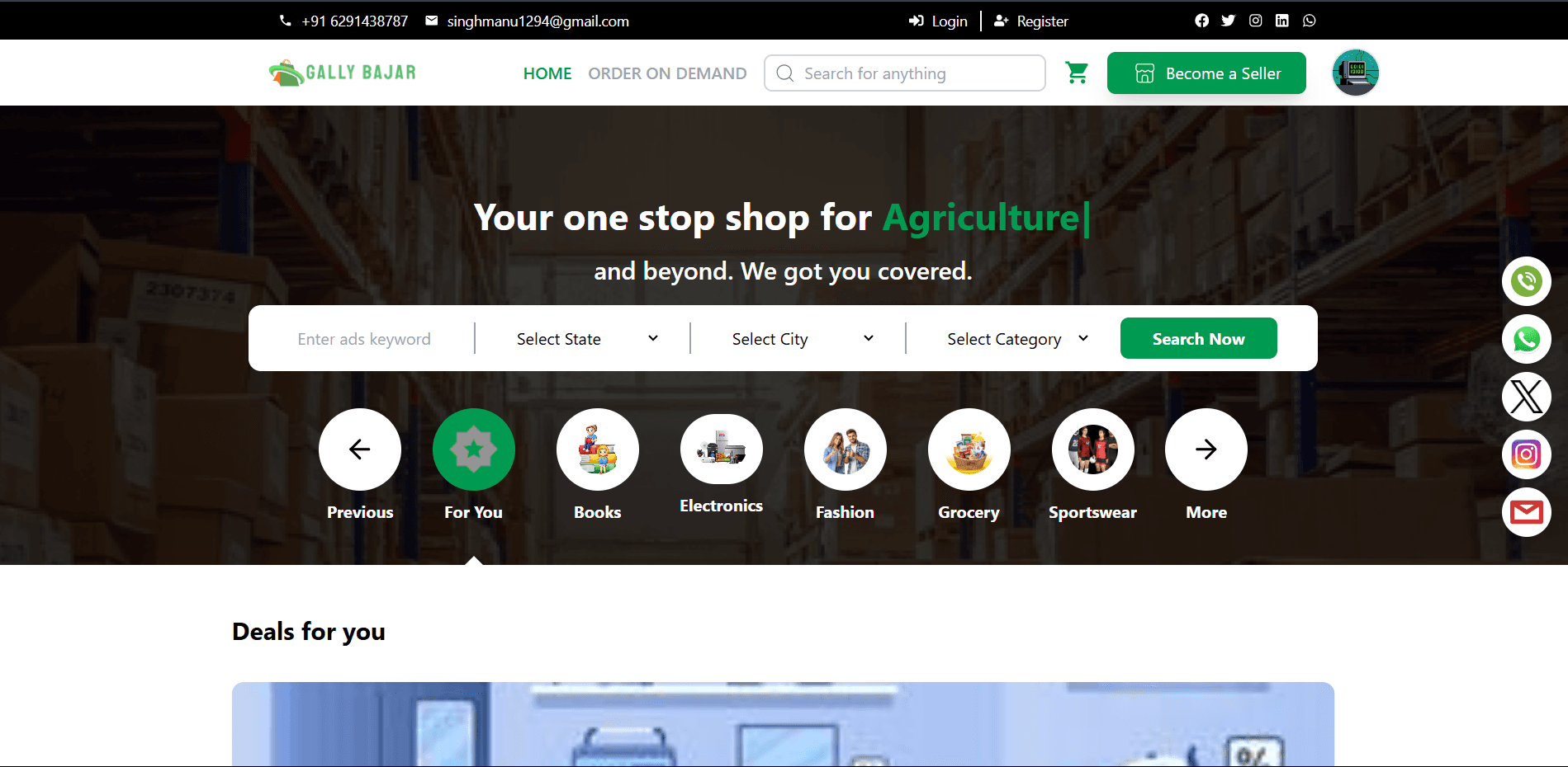 GallyBajar E-commerce Platform